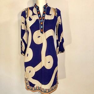 DVF size 2 resort wear silk dress or tunic